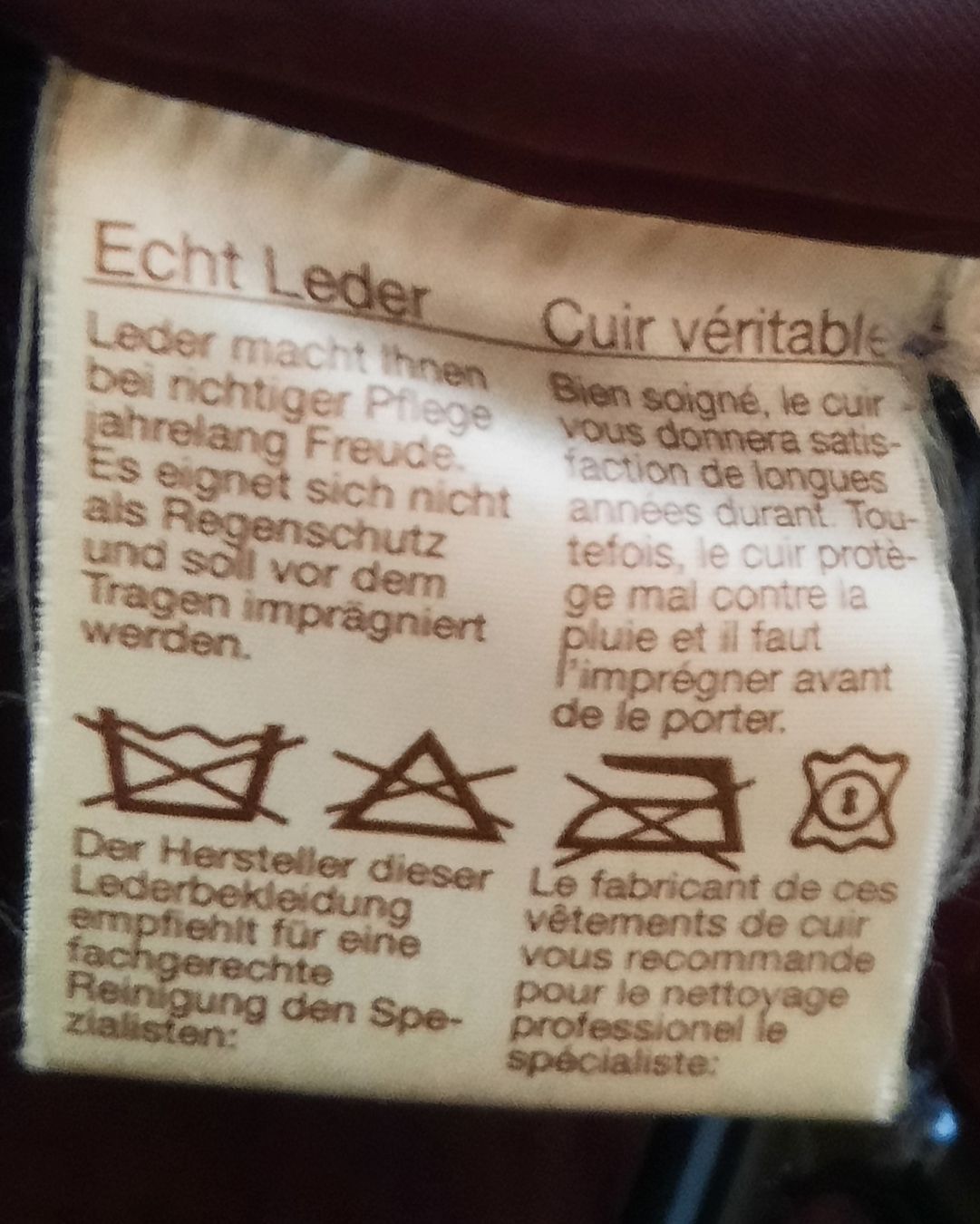 Giacche: LEDER JACKE LEONARDO – Usato da Bassersdorf venduto da Makeje58 3
