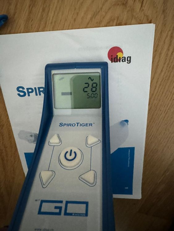 Spirotiger Go mit Atembeutel für Atemtraining Idiag Kaufen auf Ricardo