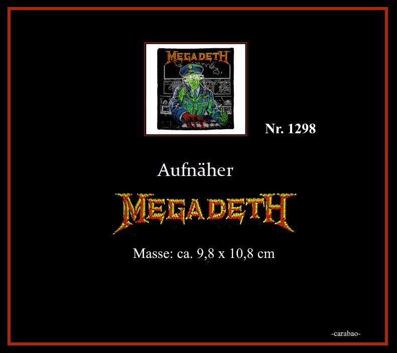 Toppe: Aufnäher *Megadeth* – Nuovo (secondo la descrizione) da Winterthur venduto da --carabao-- 3