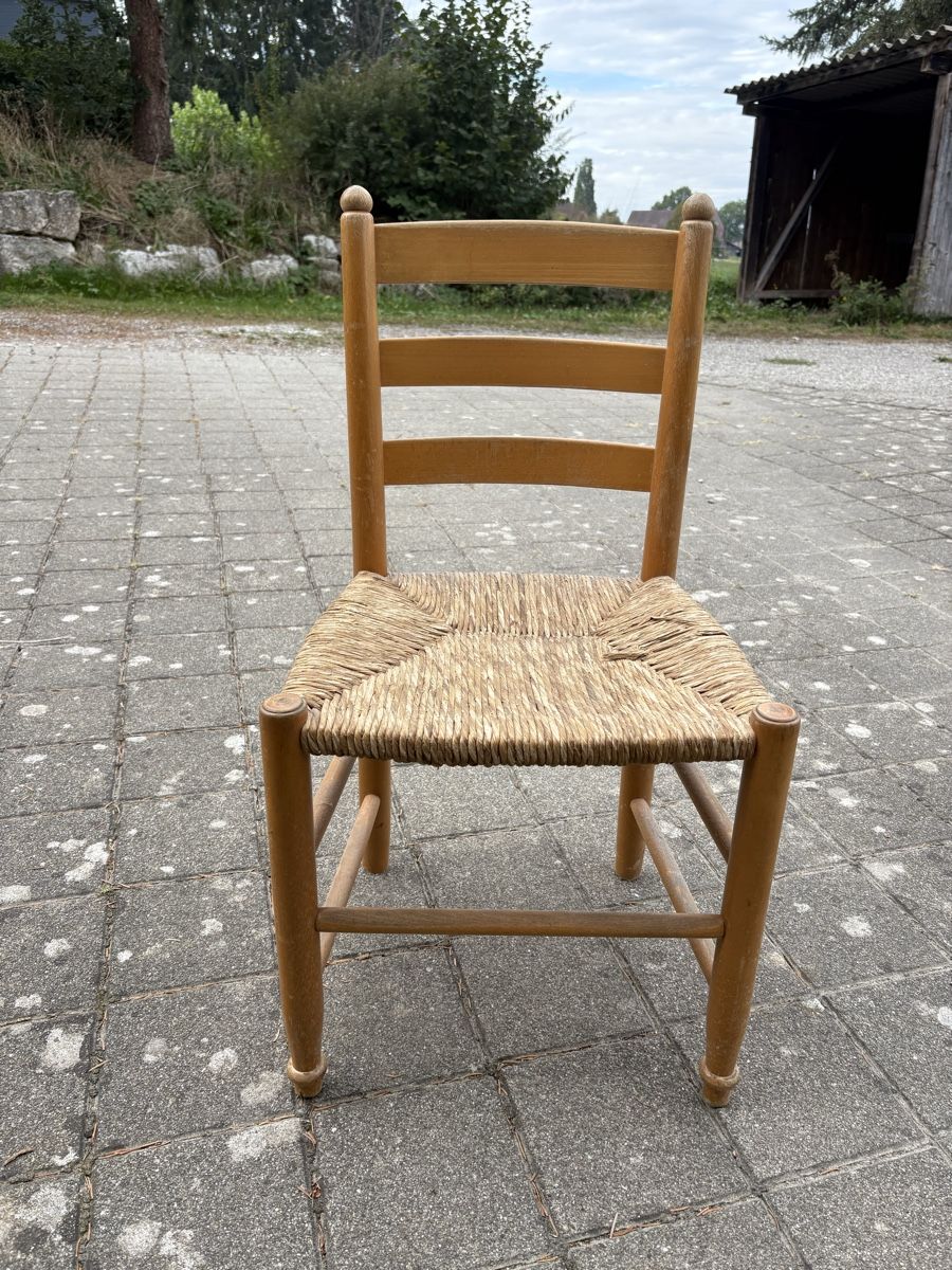 Stühle: Stuhl aus Bast – Gebraucht aus Bleienbach von mariannesflohmarkt