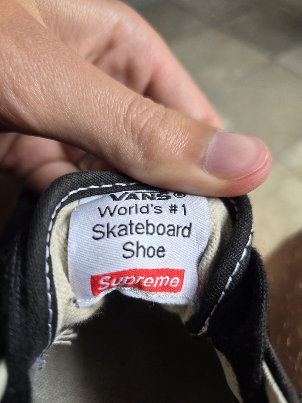 Supreme Herrenschuhe: Vans X supreme sneakers size 12 – Gebraucht aus Chailly-Montreux von svenm53 3