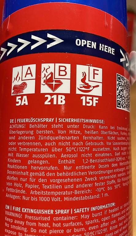 Feuerlöscher: ABUS FEUERSTOPP-SPRAY AFS 625 – Gebraucht aus Winden von karin-ella 2
