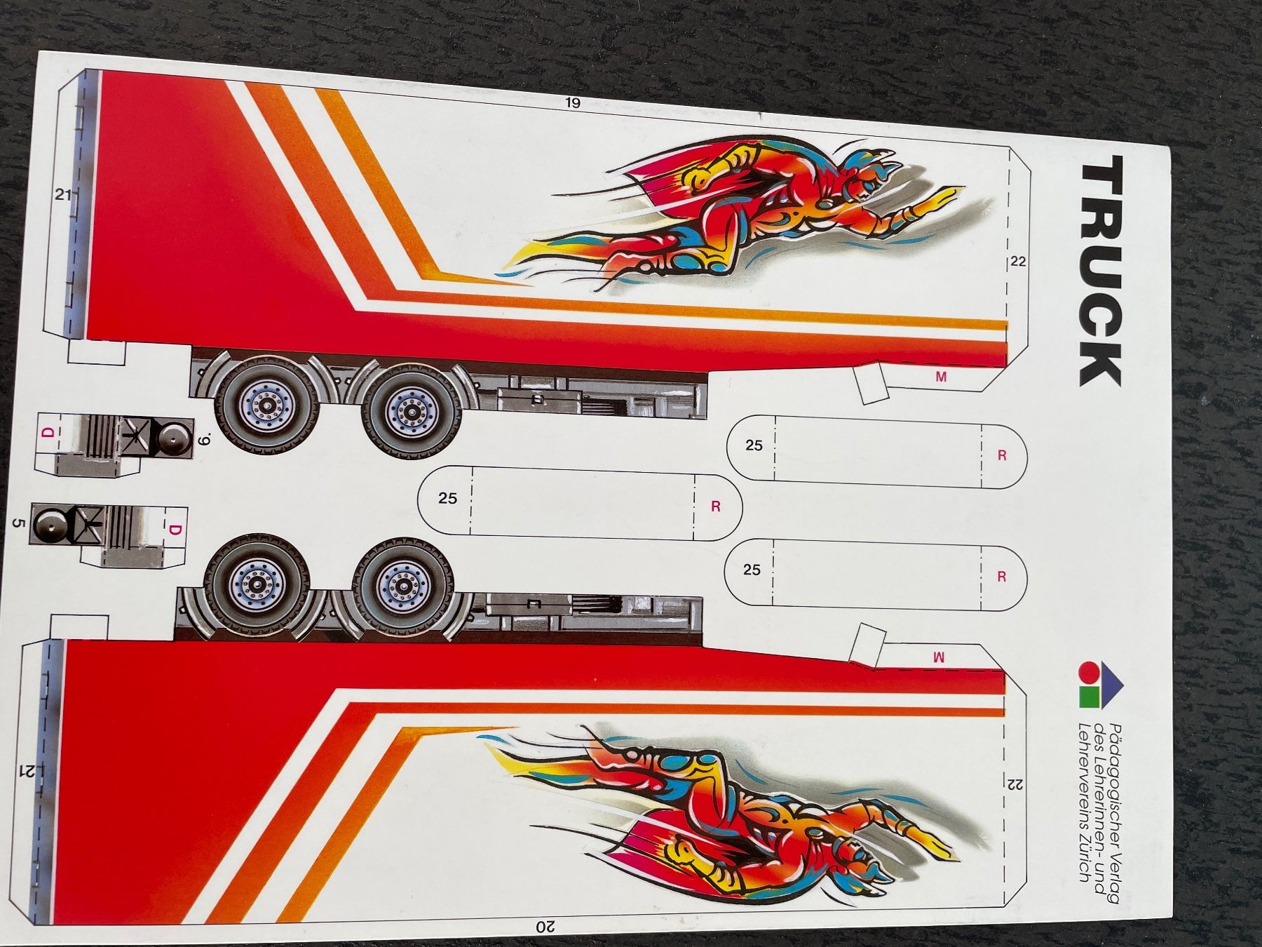 Kit bricolage: Bastelbogen Truck, Nr.322 von 2001 – Nuovo (secondo la descrizione) da Füllinsdorf venduto da bienli 5