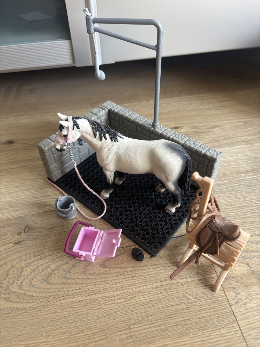 Schleich Jouets: Schleich Pferdewäsche – D'occasion à Riedholz par Elch121