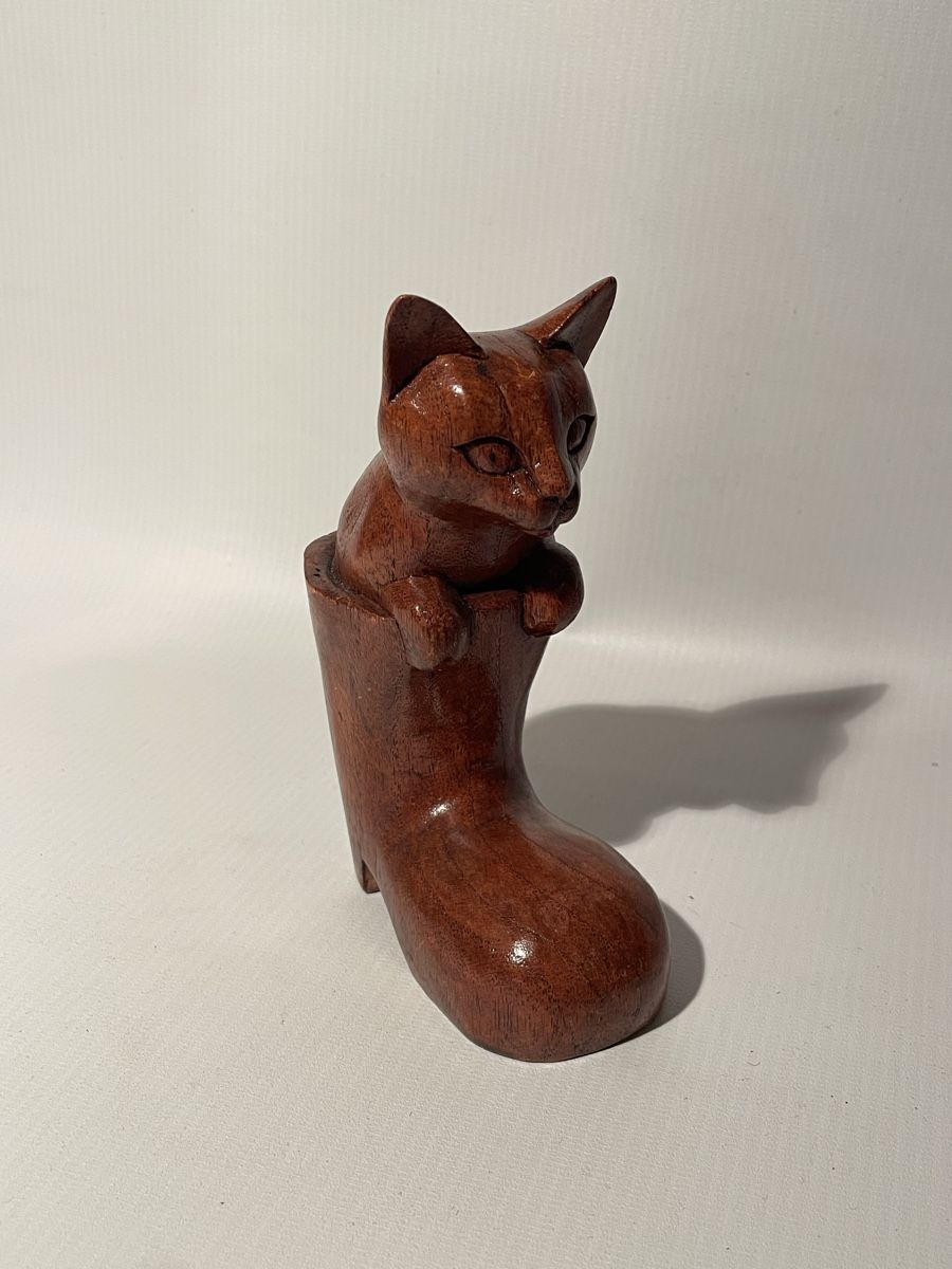 Statuette: Statues - pack de 2 chats sculptés à la main – Nuovo (secondo la descrizione) da Renens VD venduto da sas_6vhd 4