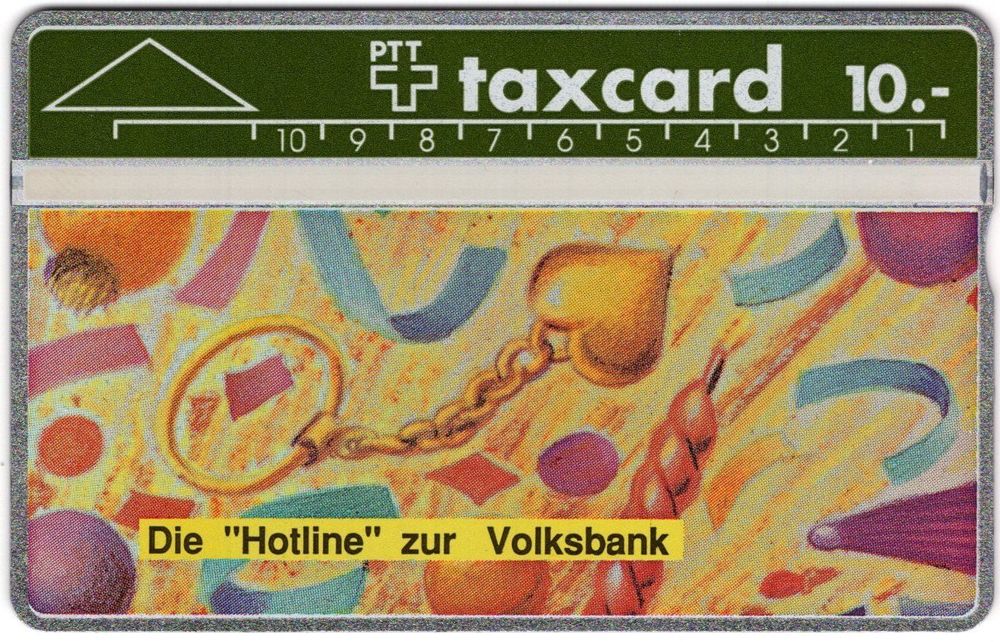 Die Hotline Zur Volksbank Seltene Kundenkarte Von 1990 Kaufen Auf