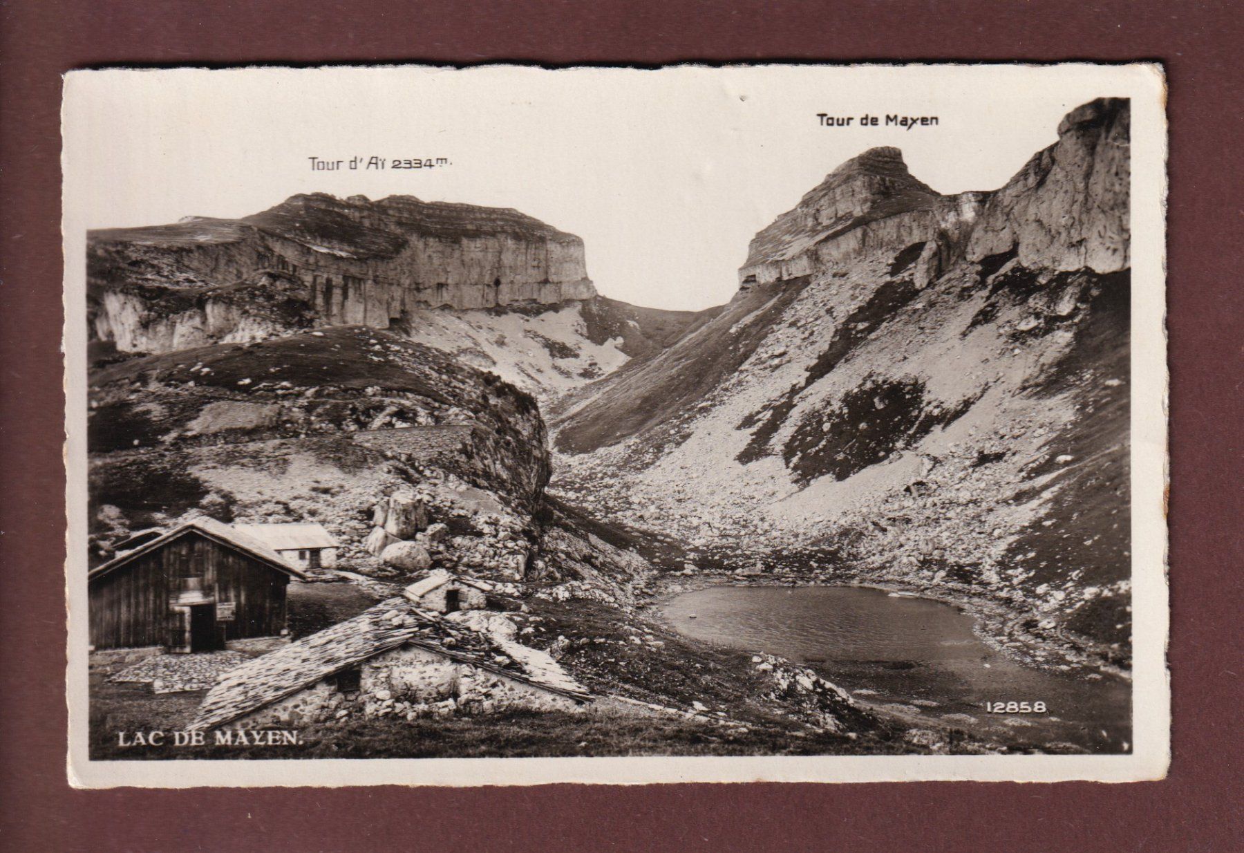 Cartoline postali: LAC DE MAYEN – Usato da Pully venduto da nicecards