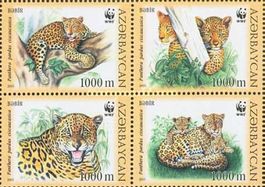 Aserbaidschan 2005 Endangered Species Leopard PANTER TIERE**