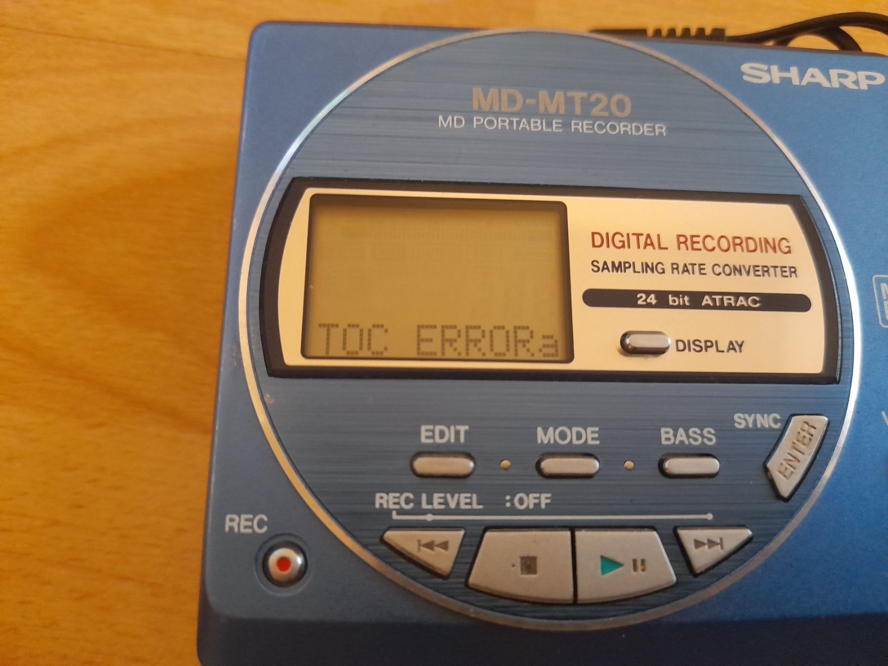 Minidisc: SHARP MD-MT20 Mini Disc Recorder (defekt) – Defekt aus Lustmühle von chevi03 2