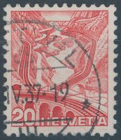 1936 - Landschaftsbilder - Abart - gestempelt
