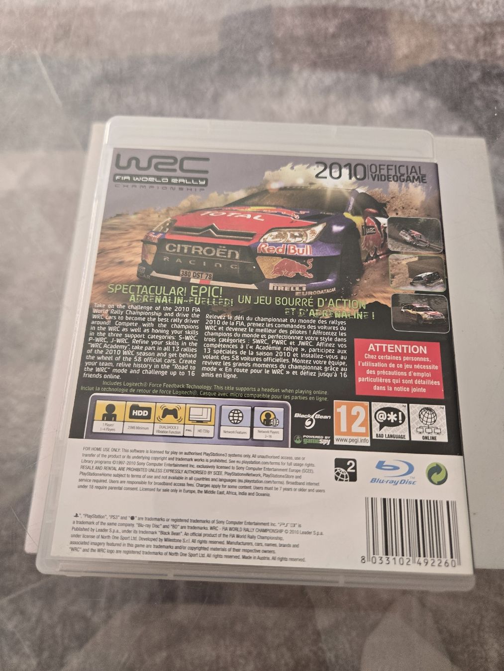 Jeux: FIA World Rally Championship PS3 – D'occasion à Bussigny par Kfdlt 1