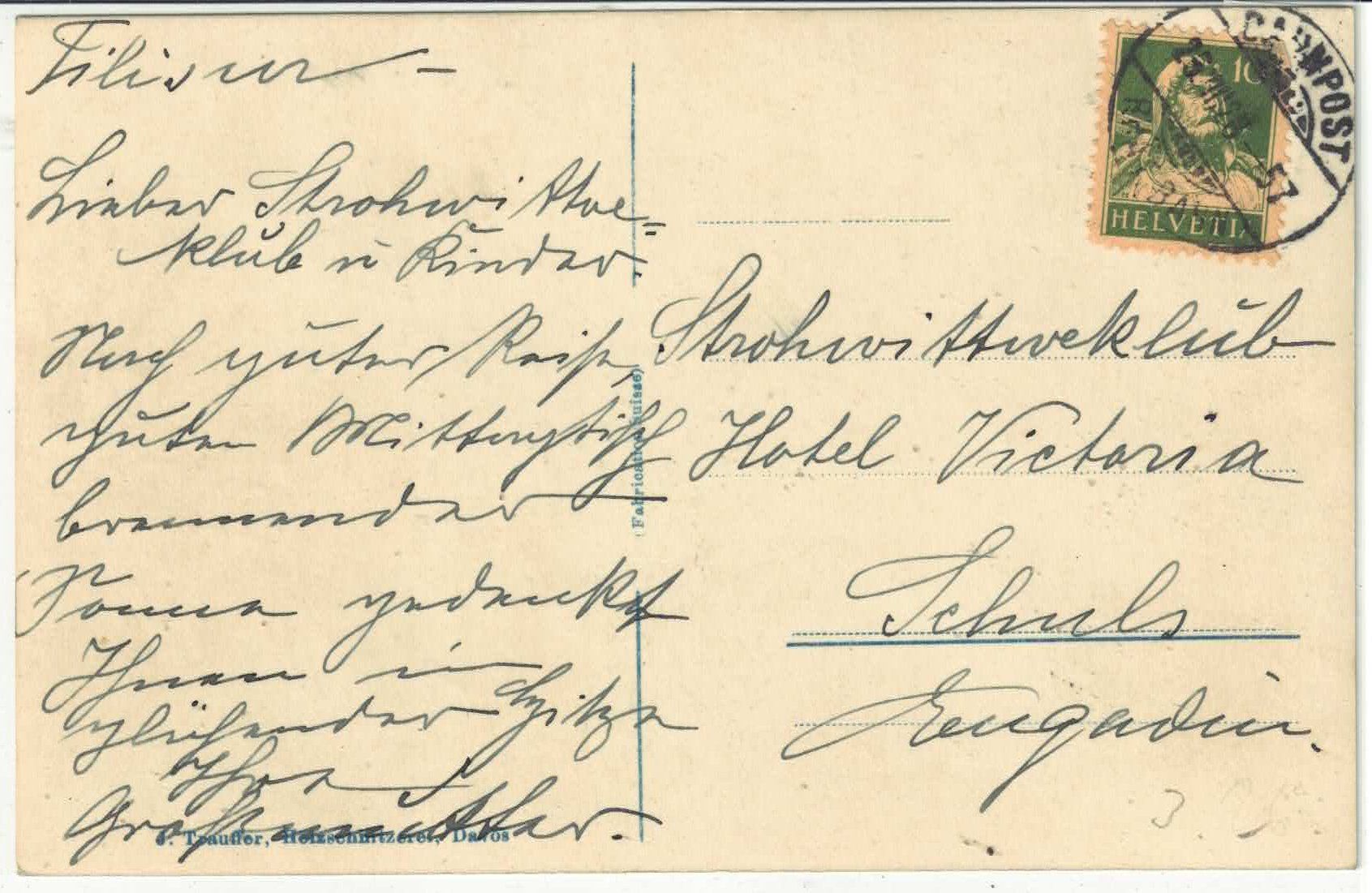Cartoline postali: Filisur - Generalansicht – Usato da Ettingen venduto da Kartenplanet 1