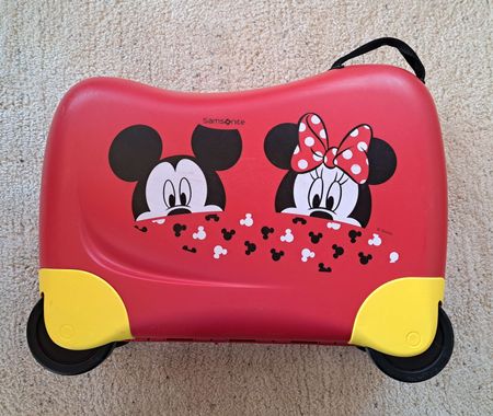 Kinderkoffer Samsonite Disney Motiv rot
