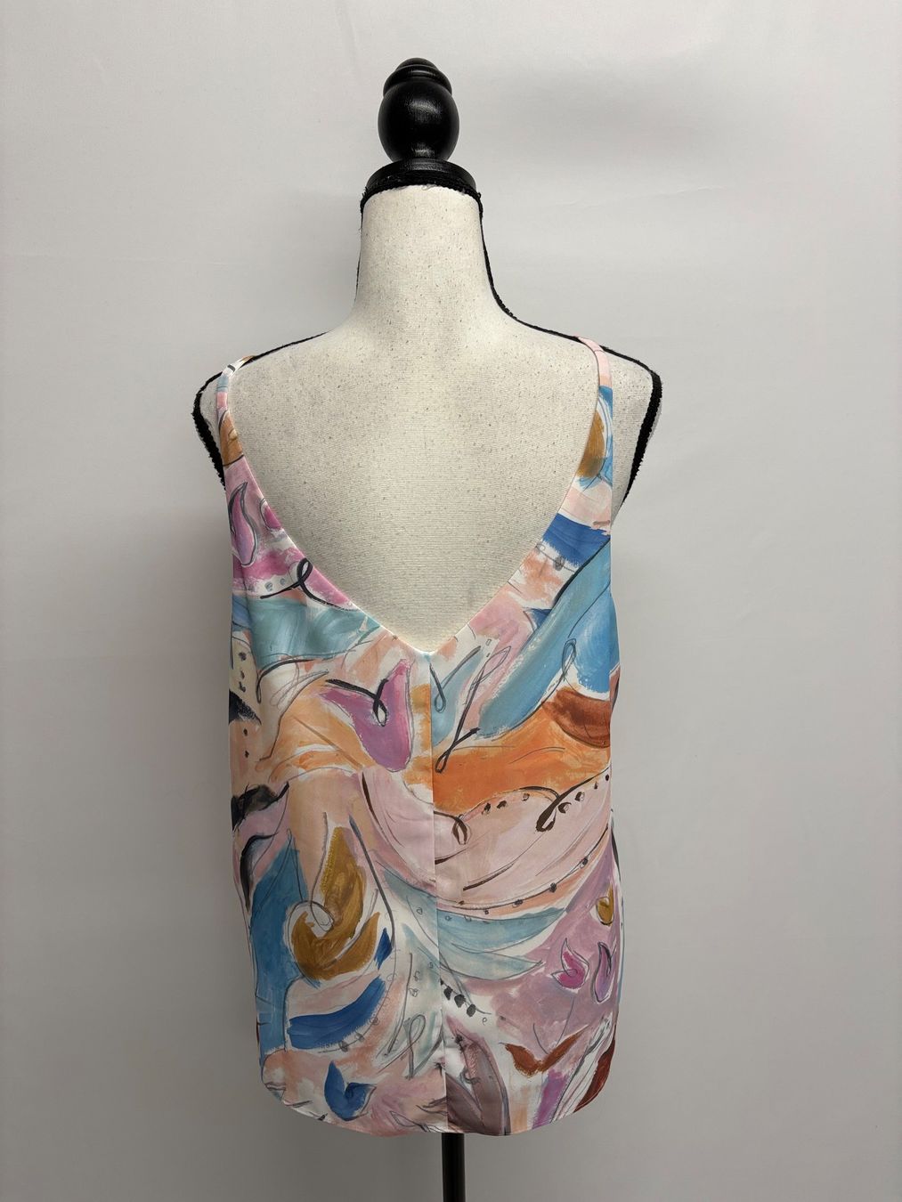 Top: Ted Baker Süsses Sommer Top Muster M rosa bunt – Nuovo (secondo la descrizione) da Regensdorf venduto da secondchancefashion 4