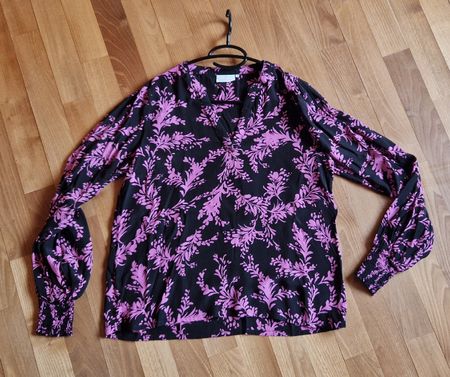 Bluse Kaffe, Gr. 40, lila