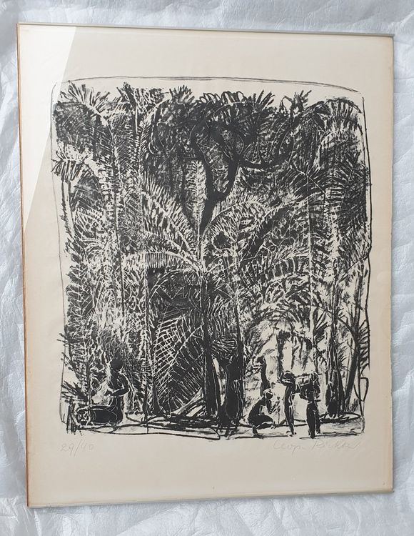 Lithographie Leopoldo Richter 1