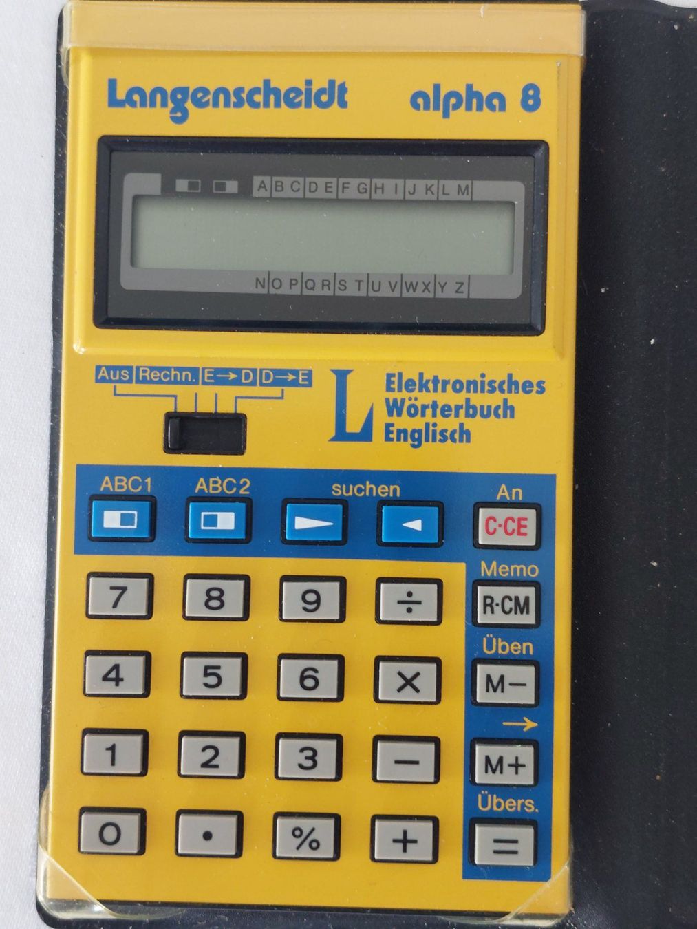 Calcolatrici tascabili: Langescheidt Alpha 8 - Elektronischer Übersetzer Nostalgie – Usato da Frauenfeld venduto da Hmei8293 6