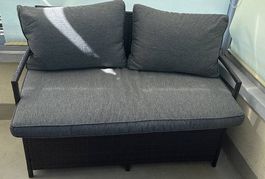 Gartenlounge mit Stauraum