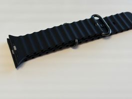 Ocean Band Für Apple Watch Ultra 49mm Schwarz