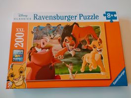 Zwei Kinderpuzzle König der Löwe & Frozen
