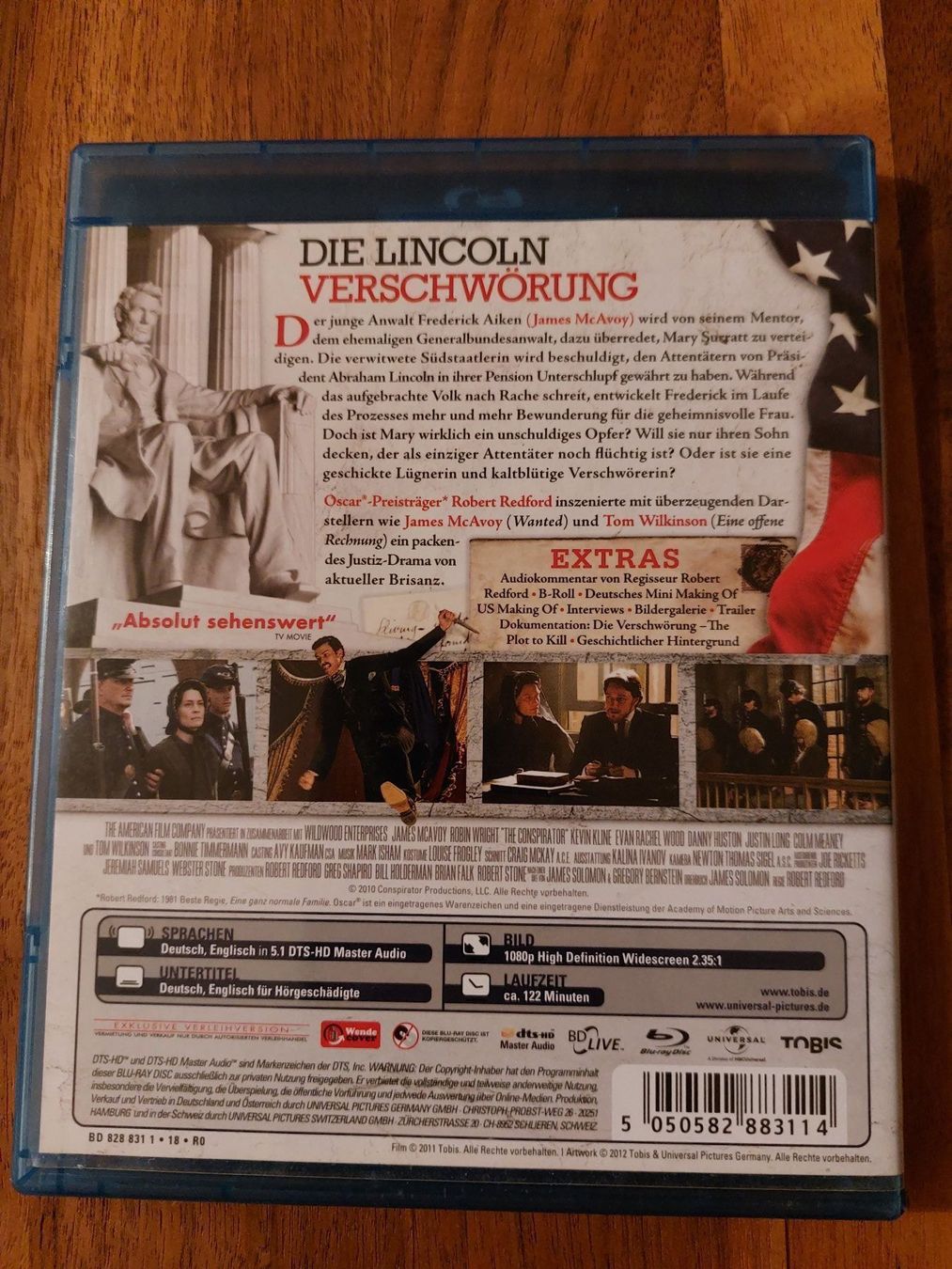 Tutti i DVDs: Blu Ray - Die Lincoln Verschwörung – Usato da Rheinfelden venduto da FilmAuktion 1