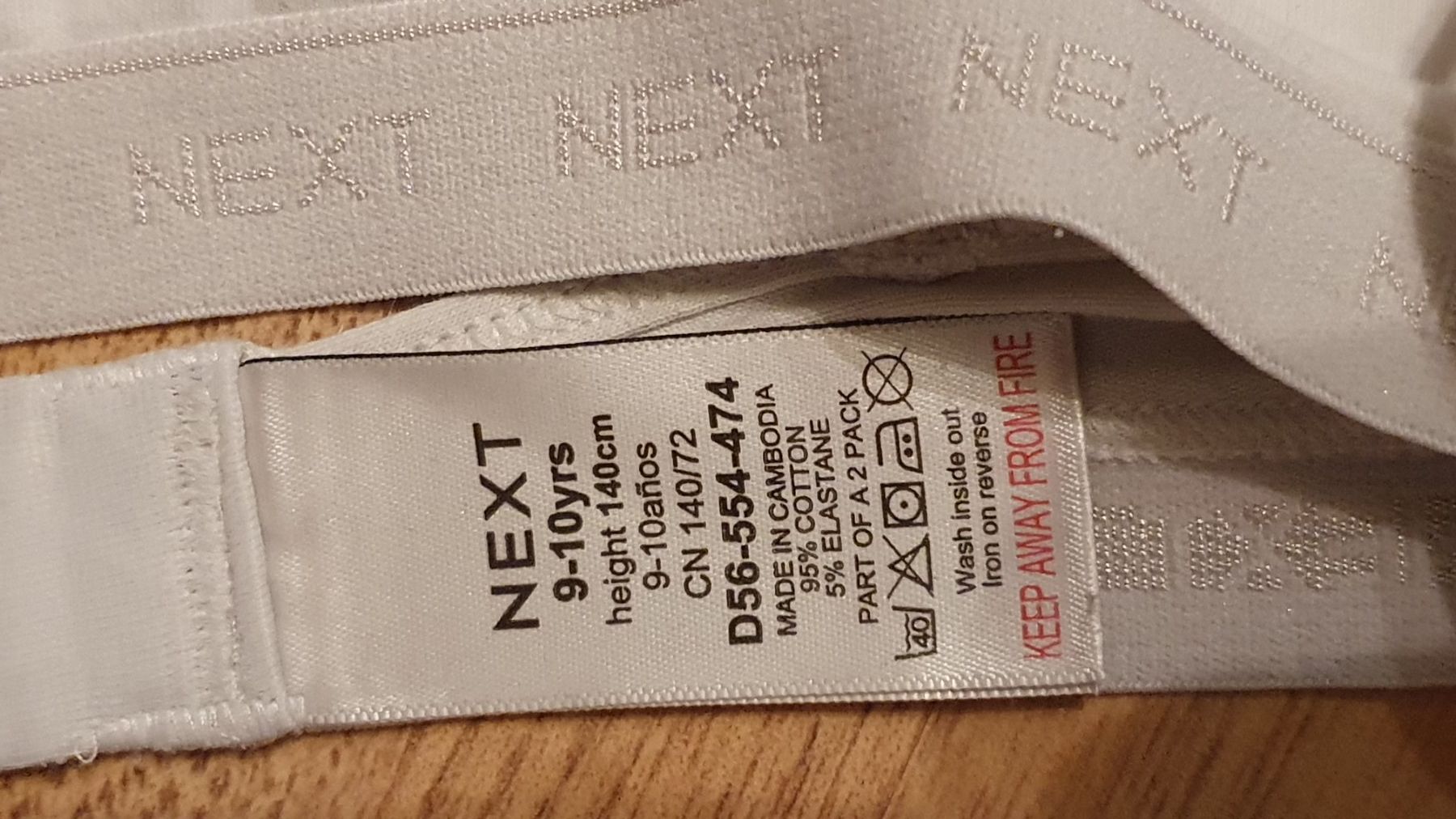 Biancheria intima: Lot de 3 brassières 140 – Usato da Bure venduto da elis8 1
