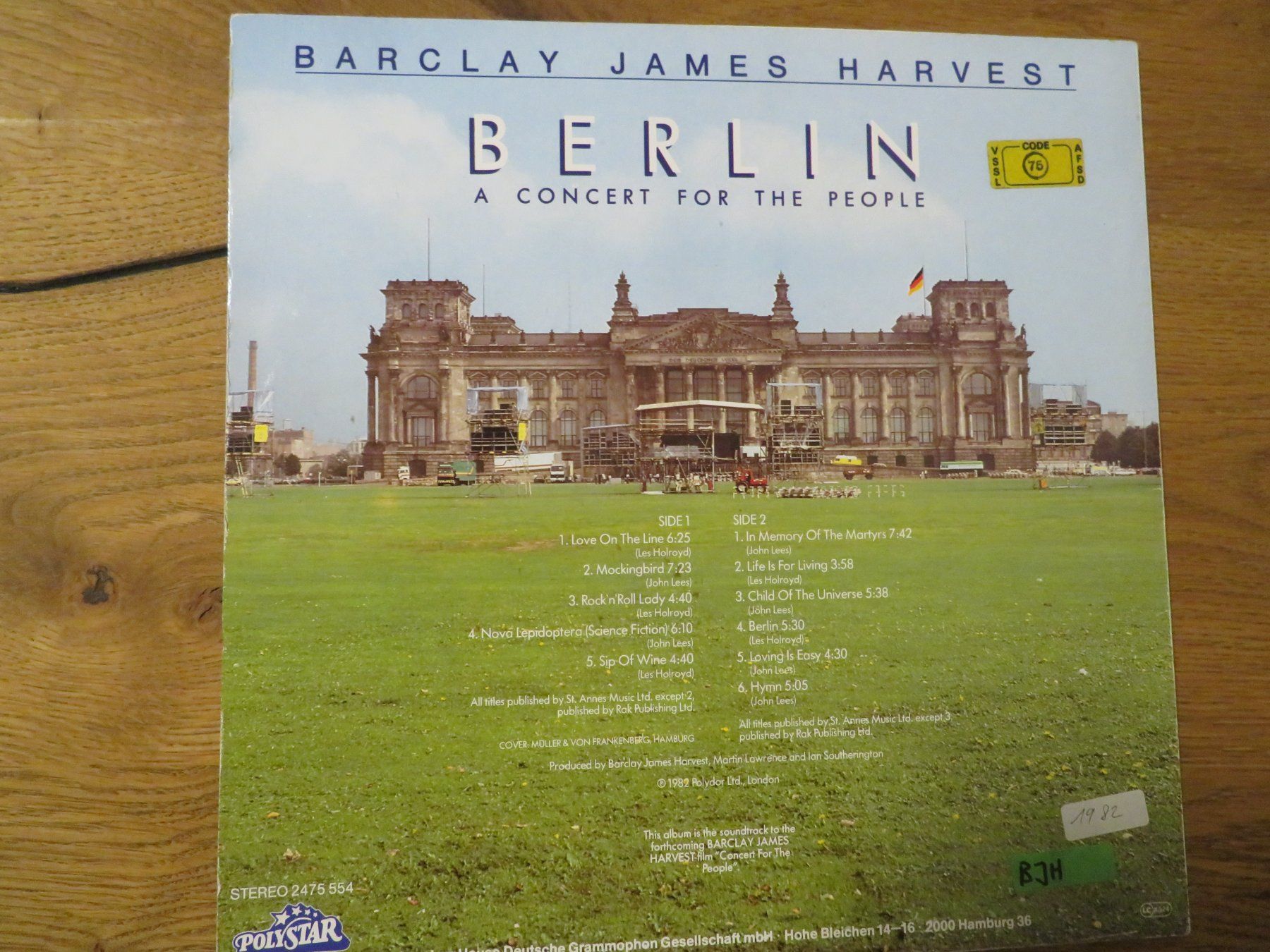 Dischi in vinile: BARCLAY JAMES HARVEST BERLIN – Nuovo (secondo la descrizione) da Zürich venduto da max_cp5f 1