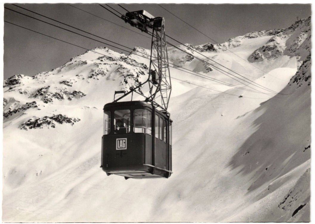 Cartoline postali: Andermatt - Luftseilbahn Gurschenalp--Gemsstock – Usato da Binningen venduto da Mountainrider