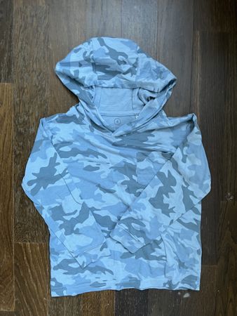 Free Fly, Boys Blue Camo Hoodie Sun Shirt