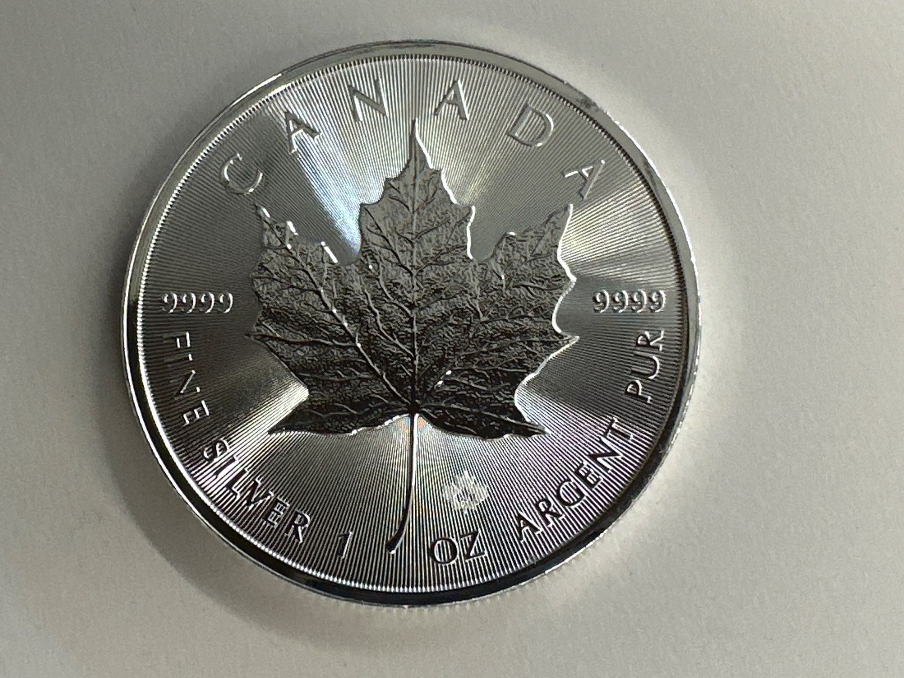 Alle Münzen: 1 Unze Silber Canada Maple Leaf 2022 – Neu (gemäss Beschreibung) aus Herisau von herau