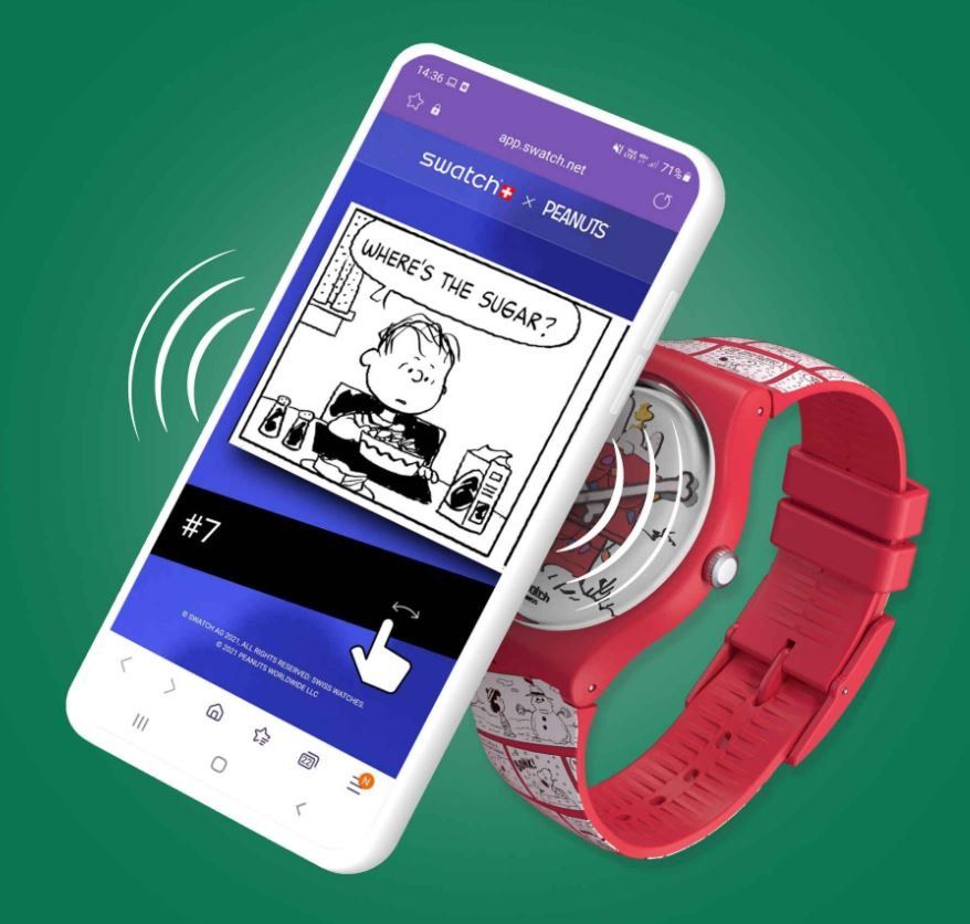 Swatch Orologi: Snoopy CHOMP! Swatch x Peanuts / 2021 / NFC / Neu – Nuovo e nell'imballaggio originale da St. Gallen venduto da shatcy 6