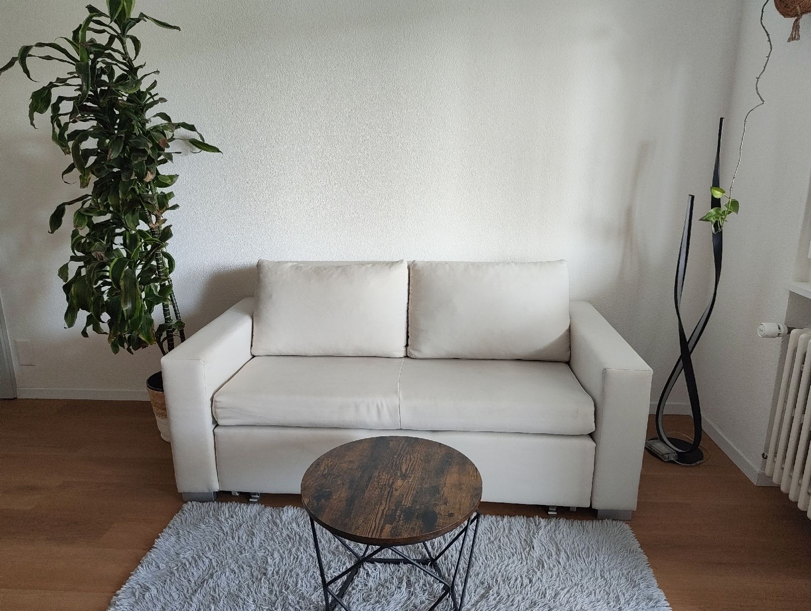 Sofas: Sofa Bed Beige Fabric 2-seater – Gebraucht aus Kreuzlingen von fix_wx75 1