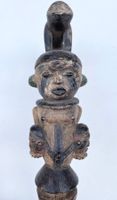 Rarität feine alte Ikenga Figur Nigeria Höhe 34,5 cm