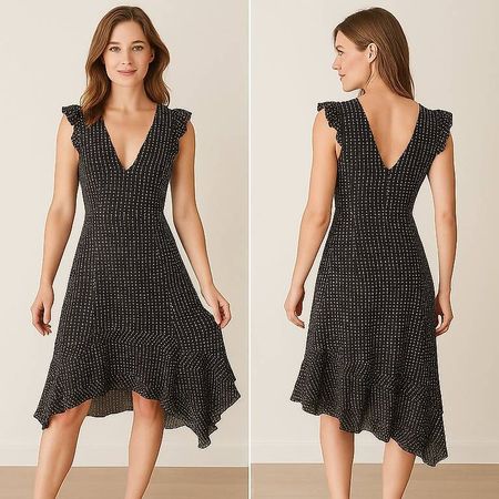AllSaints Midikleid, Grösse EU 42 (UK 14 / US 10)