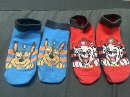 2 Paar Paw Patrol Stoppersocken, Gr. 27-30