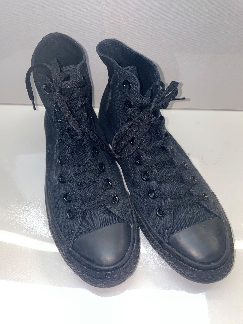Converse Scarpe da uomo: schwarze, hohe Converse  'ALL STAR' in Grösse 42 – Usato da Wolfhausen venduto da Mawere