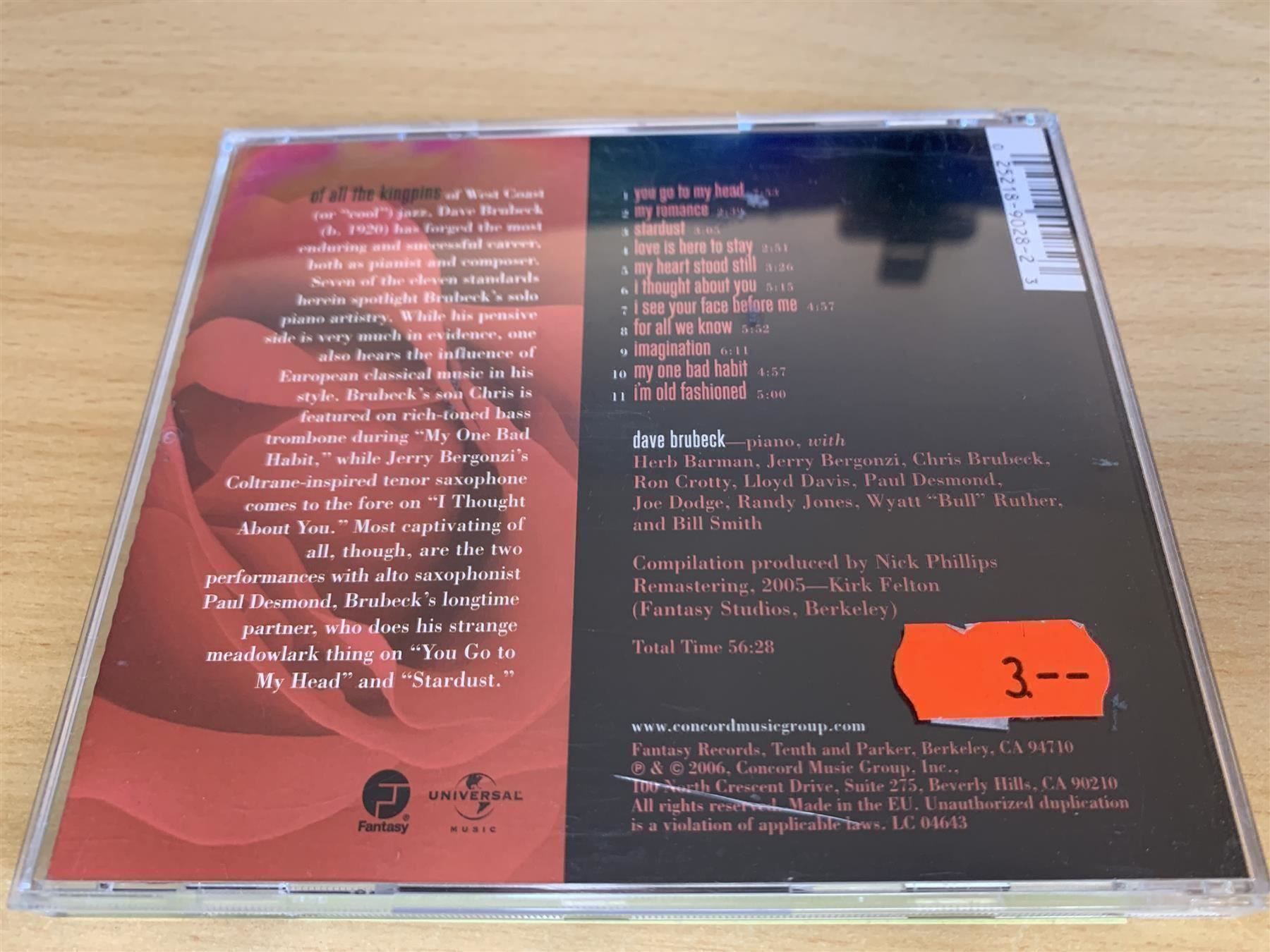 CD: Dave Brubeck – Plays For Lovers – Usato da Rikon im Tösstal venduto da Alpenmutz 1