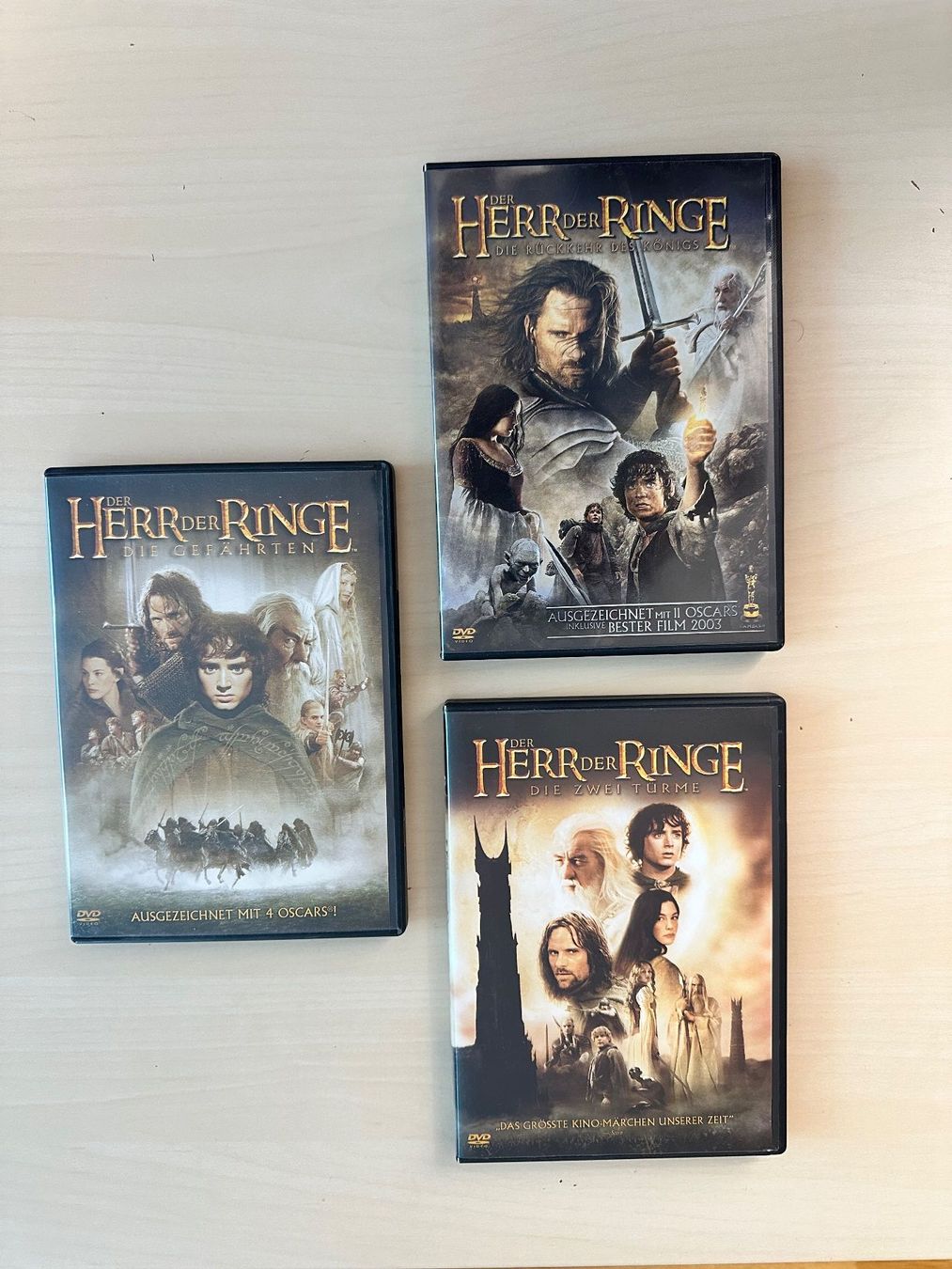 Alle DVDs: Herr der Ringe DVD Triologie – Gebraucht aus Bülach von Jubet