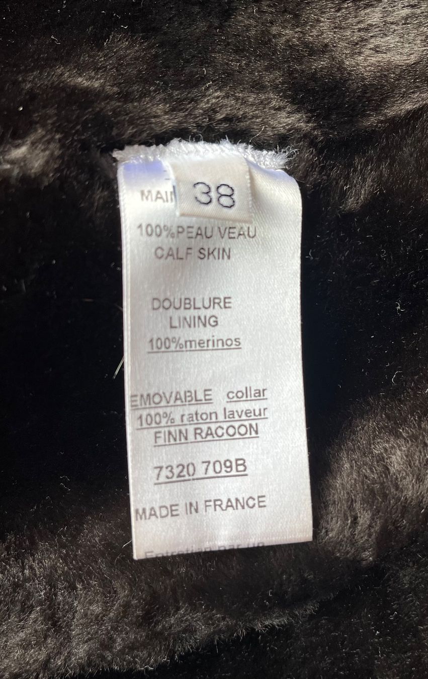 Balmain Giacche: Balmain, veste perfecto en cuir – Usato da Genève venduto da dachaw 8