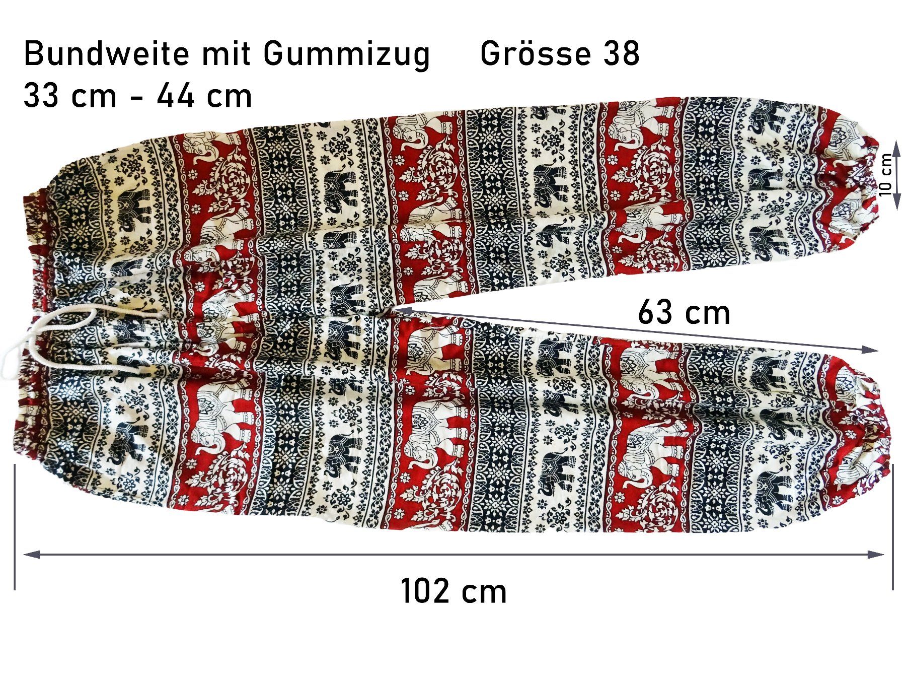 Pantaloni: Leichte Freizeithose im Boho-Stil - Viskose Grösse 38 – Nuovo (secondo la descrizione) da Zürich venduto da pet_gcy9 2