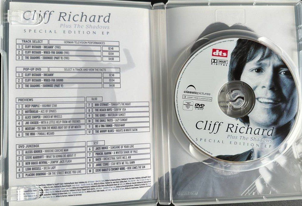 Tutti i DVDs: Cliff Richard & Shadows, Special Edition DVD – Usato da Beringen venduto da Mantafisch1 2