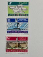 3 Luxembourg Briefmarken 1992, guter Zustand.