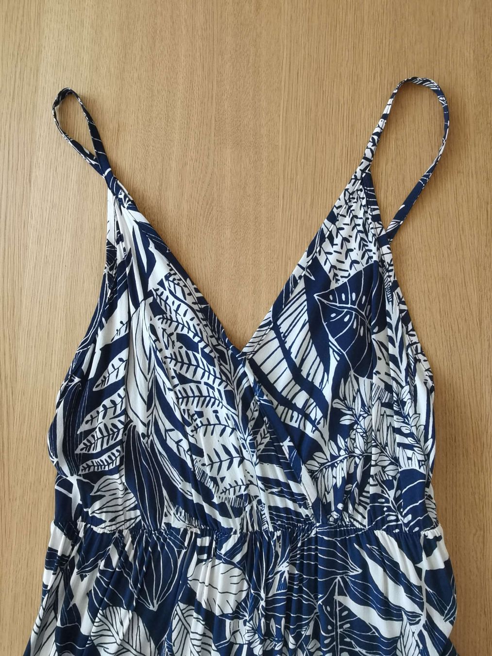 Vestiti: Dunkelblaues Kleid mit Blättern – Usato da Zug venduto da WickiPanda 3