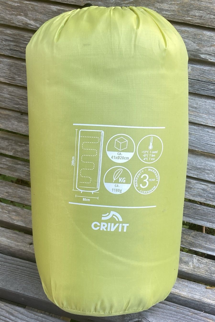 Sacchi a pelo: Gelegenheit! Schlafsack 200x80cm, -4° bis 12°, 1.18kg, – Nuovo e nell'imballaggio originale da Brunnen venduto da zur-hoelle