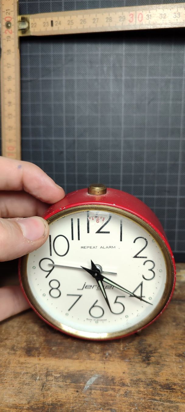 Wecker: Wunderschöner alter Wecker Nr 31 Jerger Made in Germany – Gebraucht aus Gelterkinden von MYSTOREFORYOU4460 6