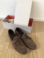 Santoni suede loafers size 6 (40)