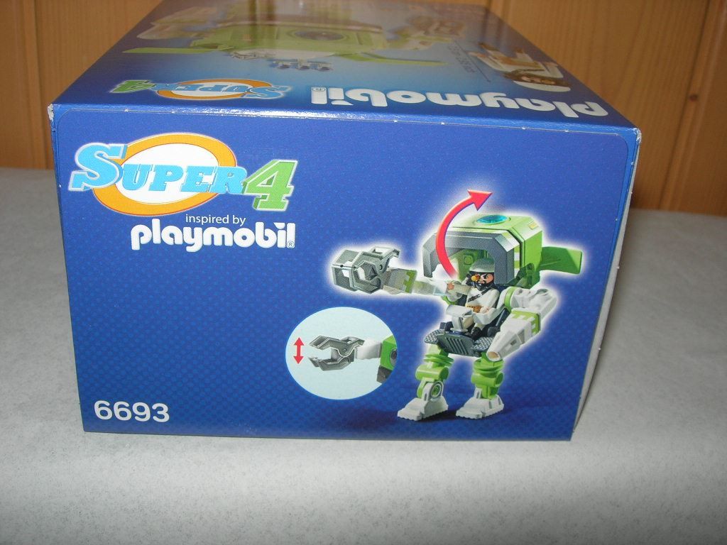 Playmobil Giocattoli: Playmobil 6693  Super 4 -Roboter – Nuovo e nell'imballaggio originale da Hornussen venduto da Corvette- 1