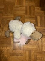 Peluche combinée cochon et canard,, bon état