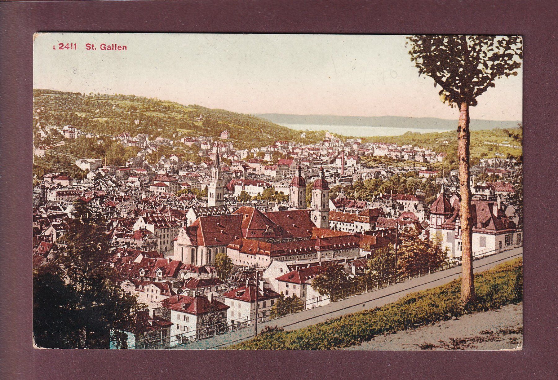 Cartoline postali: ST. GALLEN - 1912 – Usato da Pully venduto da nicecards