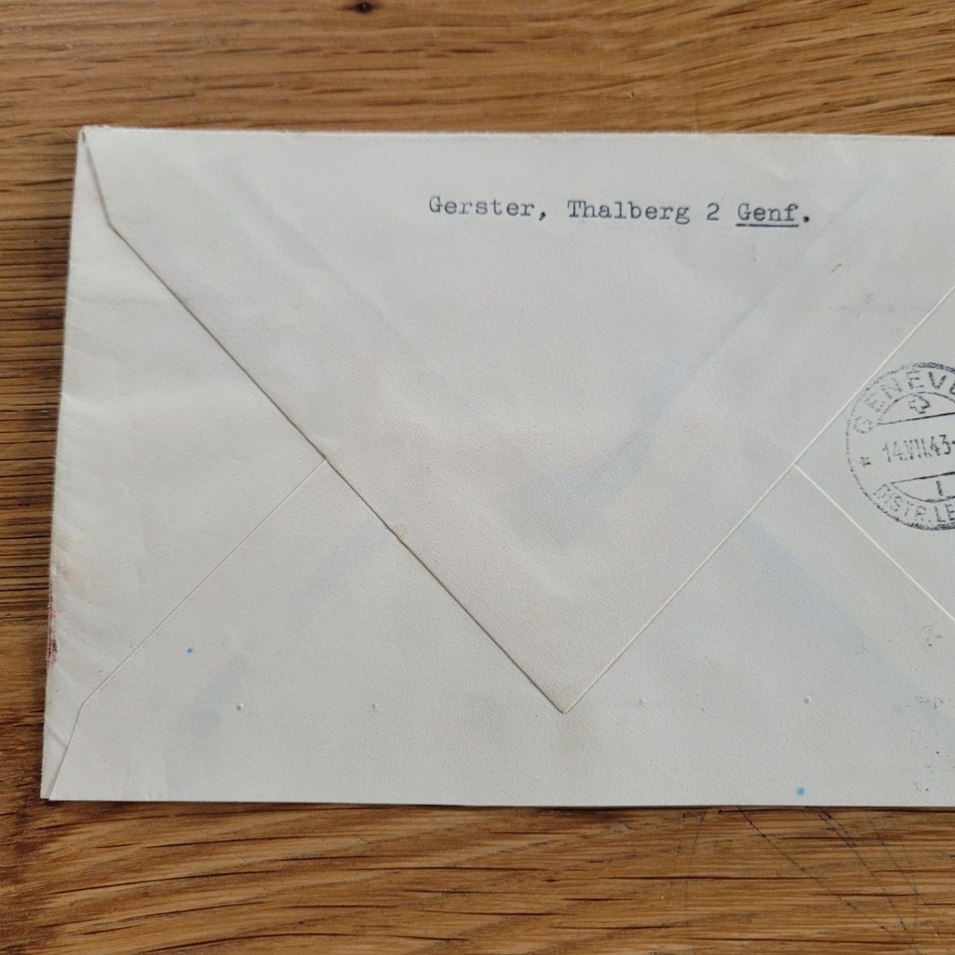 Tutti i francobolli: Luftpost Zürich 1943 Bern Genf – Usato da Biel/Bienne venduto da Destockweb 2